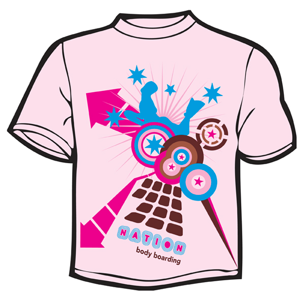 Nation Body Boarding T-shirts 1