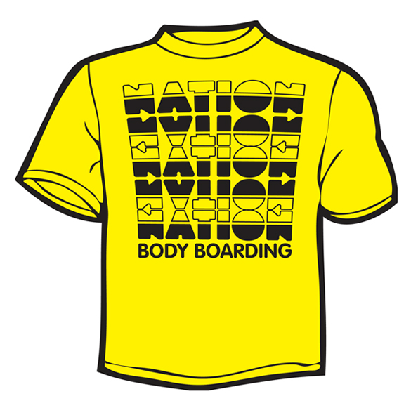 Nation Body Boarding T-shirts 2